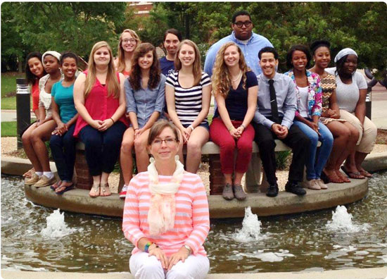 Dr. Fortner-Wood with the 2014 Summer Winthrop McNair Researchers