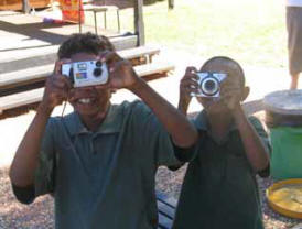 kids with cameras