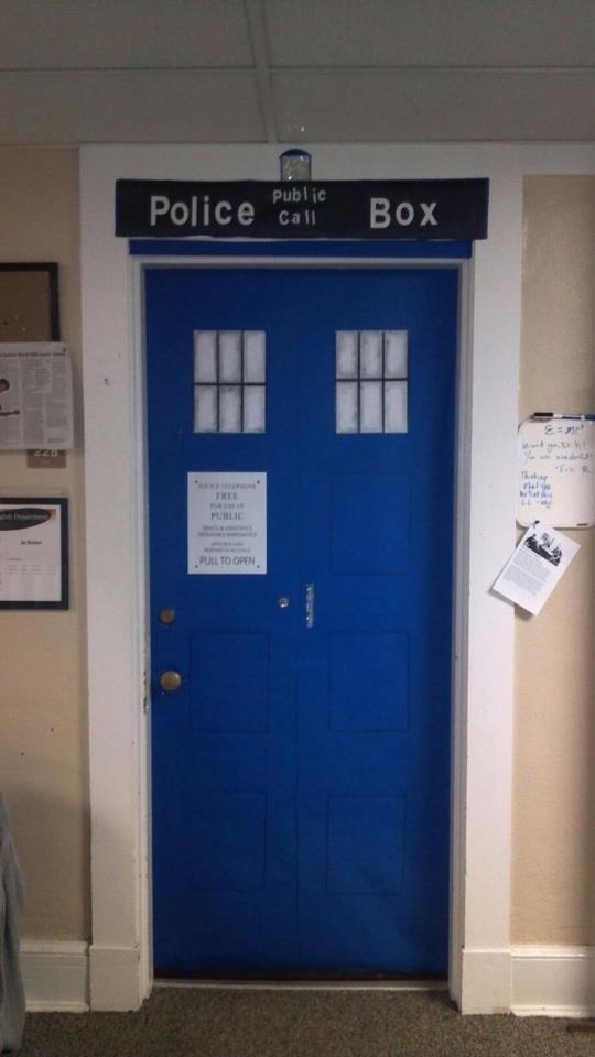 My redecorated office door