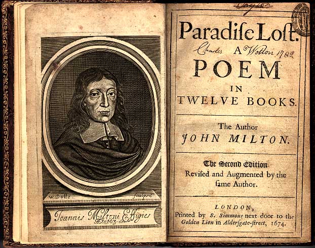 2nd edition of Paradise Lost at U of South Carolina Library