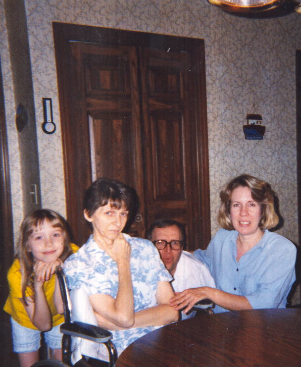 Sissy, Mommy, Daddy, and & Aunt Gail