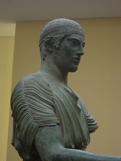 charioteer detail